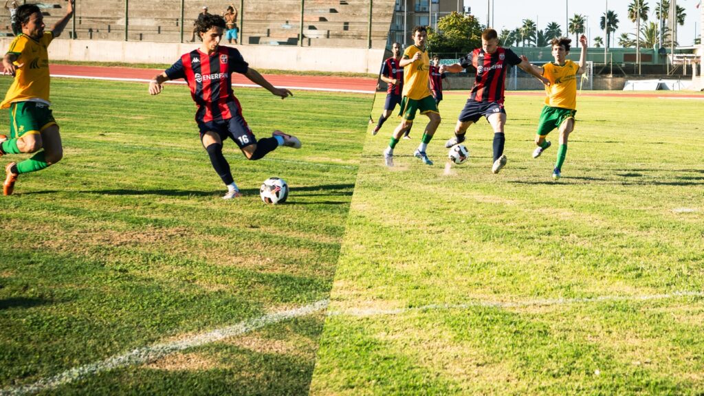 Tommaso Di Giminiani e Francesco Persiani in azione con la maglia della Civitanovese